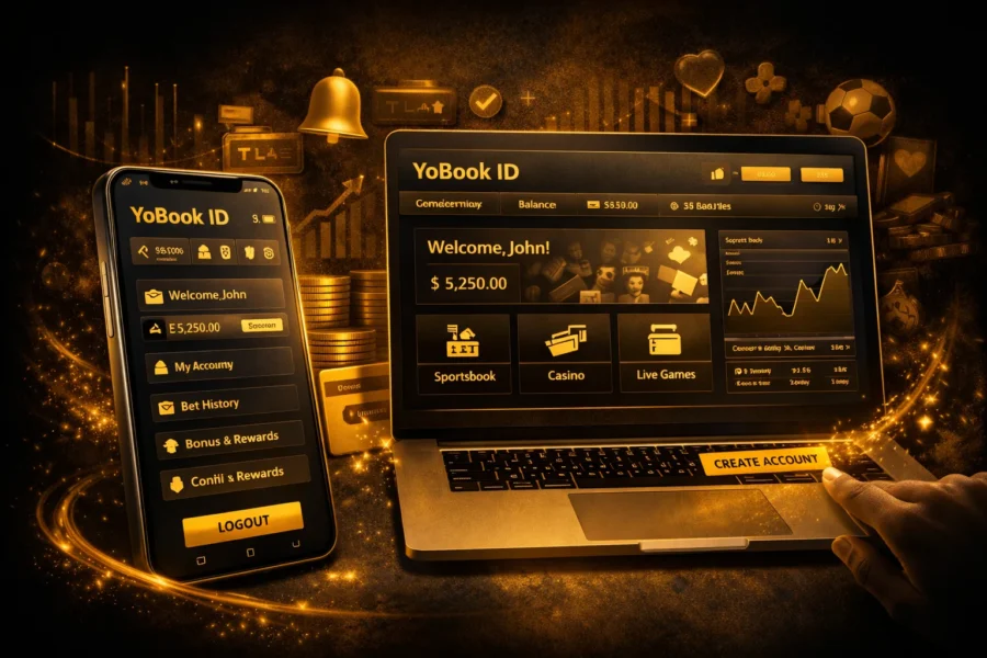 YoBook ID login dashboard and platform interface preview