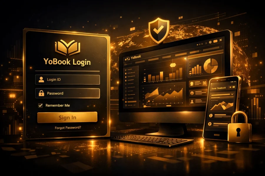YoBook Login dashboard access interface preview