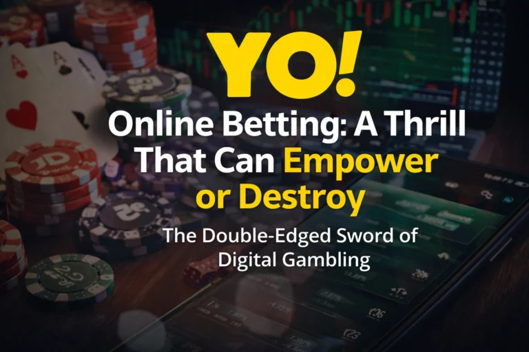 Online Betting: A Thrill That Can Empower or Destroy — The Double-Edged Sword of Digital Gambling