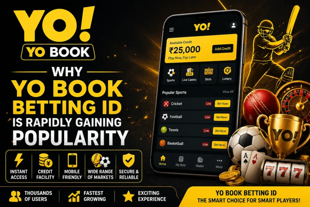 Why YO BOOK Betting ID is rapidly gaining popularity in online gaming world banner